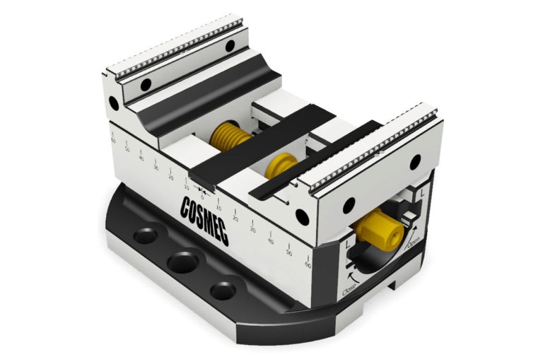 Morsa Autocentrante CNC Da 4.3 Pollici H54L - Per Fresatrici Di Precisione, Serraggio 8-88mm, Universale Per 3-4-5 Assi